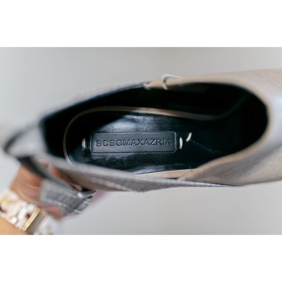 BCBGMAXAZRIA MA-Reagan Platform Heels Sz 7b Leather W/Animal Print EUC - Picture 5 of 9